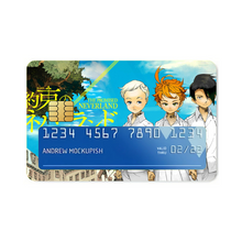 Load image into Gallery viewer, Anime The Promised Neverland Credit Card Skins (4-in-1 Pack)