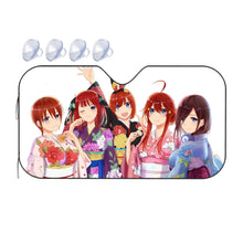 Load image into Gallery viewer, Anime The Quintessential Quintuplets Car Sunshade