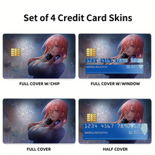 Load image into Gallery viewer, Anime The Quintessential Quintuplets Credit Card Skins (4-in-1 Pack)