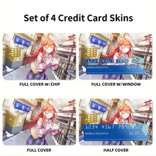 Load image into Gallery viewer, Anime The Quintessential Quintuplets Credit Card Skins (4-in-1 Pack)