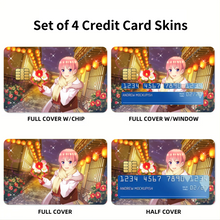Load image into Gallery viewer, Anime The Quintessential Quintuplets Credit Card Skins (4-in-1 Pack)