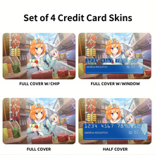 Load image into Gallery viewer, Anime The Quintessential Quintuplets Credit Card Skins (4-in-1 Pack)