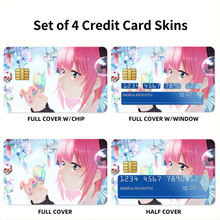 Load image into Gallery viewer, Anime The Quintessential Quintuplets Credit Card Skins (4-in-1 Pack)