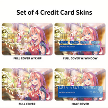 Load image into Gallery viewer, Anime The Quintessential Quintuplets Credit Card Skins (4-in-1 Pack)
