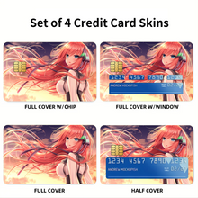 Load image into Gallery viewer, Anime The Quintessential Quintuplets Credit Card Skins (4-in-1 Pack)