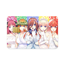 Load image into Gallery viewer, Anime The Quintessential Quintuplets Credit Card Skins (4-in-1 Pack)