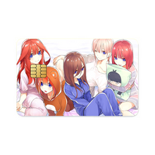 Load image into Gallery viewer, Anime The Quintessential Quintuplets Credit Card Skins (4-in-1 Pack)