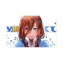 Load image into Gallery viewer, Anime The Quintessential Quintuplets Credit Card Skins (4-in-1 Pack)