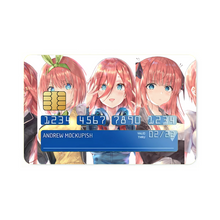 Load image into Gallery viewer, Anime The Quintessential Quintuplets Credit Card Skins (4-in-1 Pack)