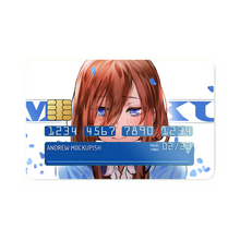 Load image into Gallery viewer, Anime The Quintessential Quintuplets Credit Card Skins (4-in-1 Pack)