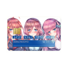 Load image into Gallery viewer, Anime The Quintessential Quintuplets Credit Card Skins (4-in-1 Pack)