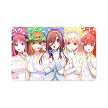 Load image into Gallery viewer, Anime The Quintessential Quintuplets Credit Card Skins (4-in-1 Pack)