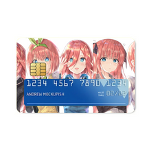 Load image into Gallery viewer, Anime The Quintessential Quintuplets Credit Card Skins (4-in-1 Pack)