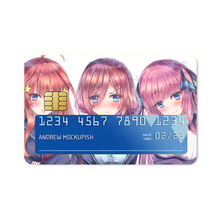 Load image into Gallery viewer, Anime The Quintessential Quintuplets Credit Card Skins (4-in-1 Pack)