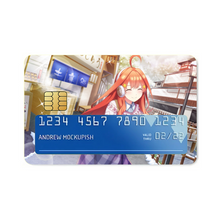 Load image into Gallery viewer, Anime The Quintessential Quintuplets Credit Card Skins (4-in-1 Pack)