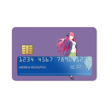 Load image into Gallery viewer, Anime The Quintessential Quintuplets Credit Card Skins (4-in-1 Pack)