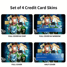 Load image into Gallery viewer, Anime The Rising of the Shield Hero Credit Card Skins (4-in-1 Pack)