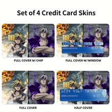 Load image into Gallery viewer, Anime The Seven Deadly Sins Credit Card Skins (4-in-1 Pack)