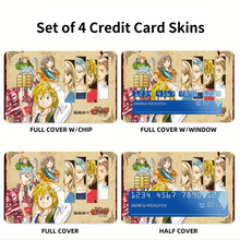 Load image into Gallery viewer, Anime The Seven Deadly Sins Credit Card Skins (4-in-1 Pack)
