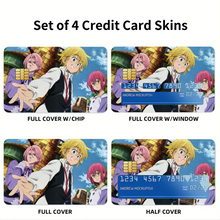 Load image into Gallery viewer, Anime The Seven Deadly Sins Credit Card Skins (4-in-1 Pack)