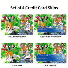 Load image into Gallery viewer, Anime The Seven Deadly Sins Credit Card Skins (4-in-1 Pack)