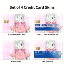 Load image into Gallery viewer, Anime The Seven Deadly Sins Credit Card Skins (4-in-1 Pack)