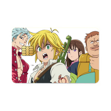 Load image into Gallery viewer, Anime The Seven Deadly Sins Credit Card Skins (4-in-1 Pack)