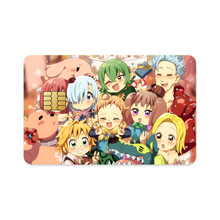 Load image into Gallery viewer, Anime The Seven Deadly Sins Credit Card Skins (4-in-1 Pack)