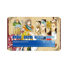 Load image into Gallery viewer, Anime The Seven Deadly Sins Credit Card Skins (4-in-1 Pack)