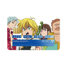 Load image into Gallery viewer, Anime The Seven Deadly Sins Credit Card Skins (4-in-1 Pack)