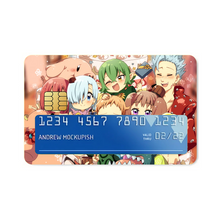 Load image into Gallery viewer, Anime The Seven Deadly Sins Credit Card Skins (4-in-1 Pack)