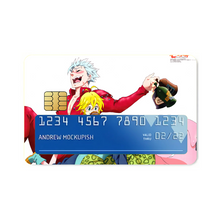 Load image into Gallery viewer, Anime The Seven Deadly Sins Credit Card Skins (4-in-1 Pack)