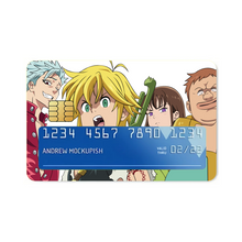 Load image into Gallery viewer, Anime The Seven Deadly Sins Credit Card Skins (4-in-1 Pack)