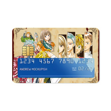 Load image into Gallery viewer, Anime The Seven Deadly Sins Credit Card Skins (4-in-1 Pack)