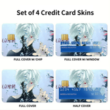 Load image into Gallery viewer, Anime Tokyo Ghoul Credit Card Skins (4-in-1 Pack)