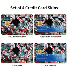 Load image into Gallery viewer, Anime Tokyo Ghoul Credit Card Skins (4-in-1 Pack)