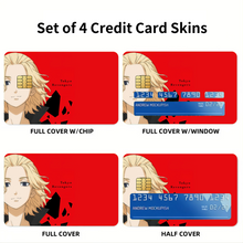 Load image into Gallery viewer, Anime Tokyo Revengers Credit Card Skins (4-in-1 Pack)