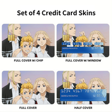 Load image into Gallery viewer, Anime Tokyo Revengers Credit Card Skins (4-in-1 Pack)
