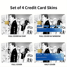 Load image into Gallery viewer, Anime Tokyo Revengers Credit Card Skins (4-in-1 Pack)