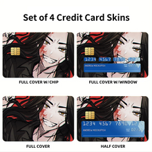 Load image into Gallery viewer, Anime Tokyo Revengers Credit Card Skins (4-in-1 Pack)