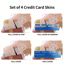 Load image into Gallery viewer, Anime Tokyo Revengers Credit Card Skins (4-in-1 Pack)