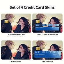 Load image into Gallery viewer, Anime Tokyo Revengers Credit Card Skins (4-in-1 Pack)