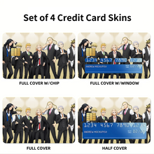Load image into Gallery viewer, Anime Tokyo Revengers Credit Card Skins (4-in-1 Pack)