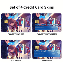Load image into Gallery viewer, Anime Toradora! Credit Card Skins (4-in-1 Pack)