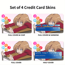 Load image into Gallery viewer, Anime Toradora! Credit Card Skins (4-in-1 Pack)