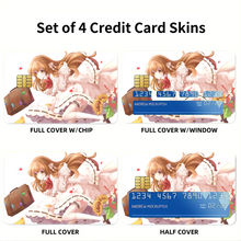 Load image into Gallery viewer, Anime Toradora! Credit Card Skins (4-in-1 Pack)