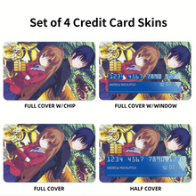 Load image into Gallery viewer, Anime Toradora! Credit Card Skins (4-in-1 Pack)