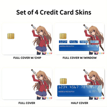 Load image into Gallery viewer, Anime Toradora! Credit Card Skins (4-in-1 Pack)