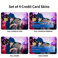 Load image into Gallery viewer, Anime Toradora! Credit Card Skins (4-in-1 Pack)