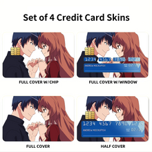 Load image into Gallery viewer, Anime Toradora! Credit Card Skins (4-in-1 Pack)